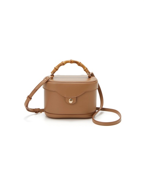 TREASURE TOPKAPI（トレジャートプカピ）の「【雑誌掲載】【TREASURE TOPKAPI】 バンブーハンドル クラシック バニティ バッグ（ハンドバッグ・レディース・オレンジ/ブラウン/ブラック・FREE）」の20枚目の写真