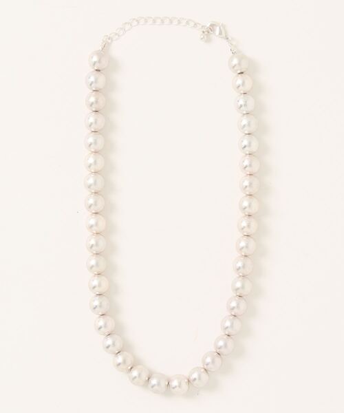 Riberry（リベリー）の「大ぶりビーズネックレス【ニッケルフリー】（ネックレス・レディース・シルバー/ゴールド・FREE）」の5枚目の写真