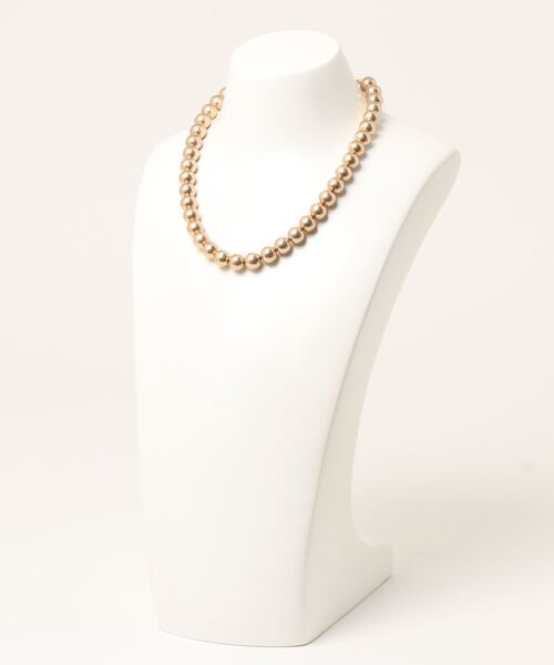 Riberry（リベリー）の「大ぶりビーズネックレス【ニッケルフリー】（ネックレス・レディース・シルバー/ゴールド・FREE）」の7枚目の写真