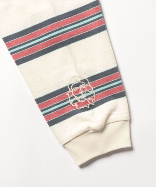 チチカカ(チチカカ)の「マルチボーダープルオーバー【ユニセックス】(Tシャツ/カットソー・メンズ・ホワイト/グリーン/グレー・FREE)」の21枚目の写真