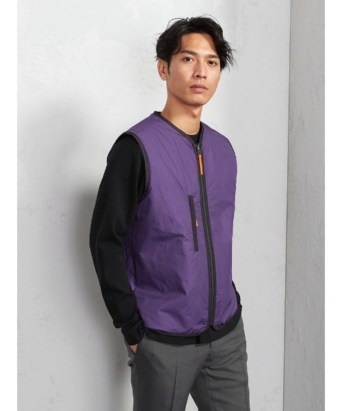 Perfect Suit FActory(パーフェクトスーツファクトリー)の「SPALDING リバーシブルベスト ネイビー/ブラック(ベスト・メンズ・ブラック/ネイビー・L/M/LL)」の14枚目の写真