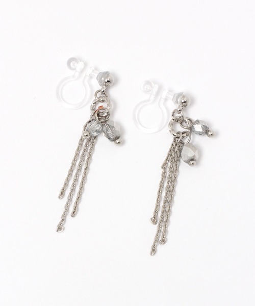 LAKOLE(ラコレ)の「メタルチェーンコンビノンホールピアス / 178678(イヤリング・レディース・その他1/その他2・FREE)」の2枚目の写真
