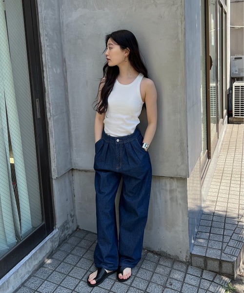 feepur（フェピュール）の「カップ付きアメスリタンク（タンクトップ・レディース・ブラック/オリーブ/ホワイト/オートミール・MEDIUM）」の10枚目の写真