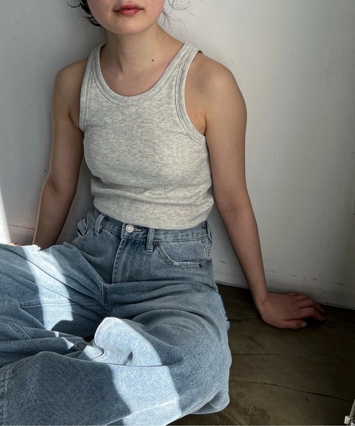 feepur（フェピュール）の「カップ付きアメスリタンク（タンクトップ・レディース・ブラック/オリーブ/ホワイト/オートミール・MEDIUM）」の20枚目の写真