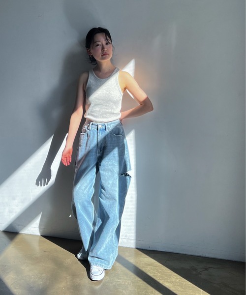 feepur（フェピュール）の「カップ付きアメスリタンク（タンクトップ・レディース・ブラック/オリーブ/ホワイト/オートミール・MEDIUM）」の8枚目の写真