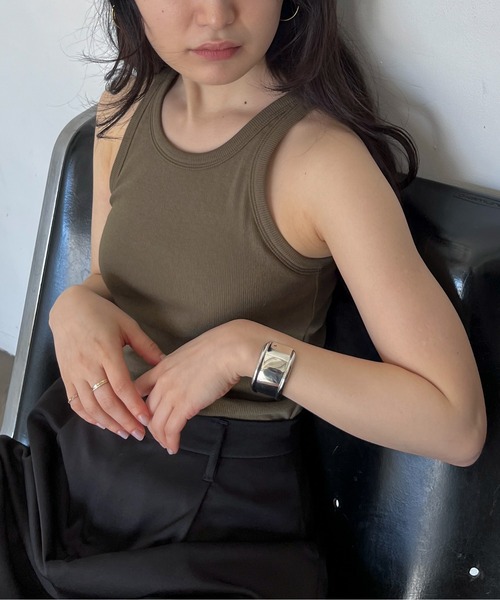 feepur（フェピュール）の「カップ付きアメスリタンク（タンクトップ・レディース・ブラック/オリーブ/ホワイト/オートミール・MEDIUM）」の18枚目の写真