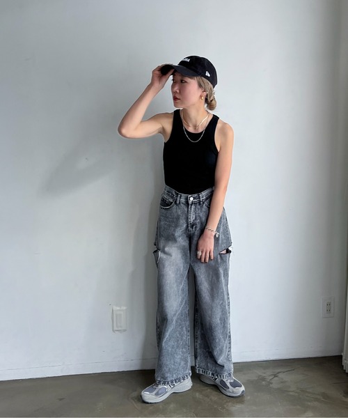 feepur（フェピュール）の「カップ付きアメスリタンク（タンクトップ・レディース・ブラック/オリーブ/ホワイト/オートミール・MEDIUM）」の9枚目の写真