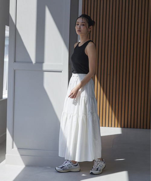 カップ付きアメスリタンク（タンクトップ）｜feepur（フェピュール）の