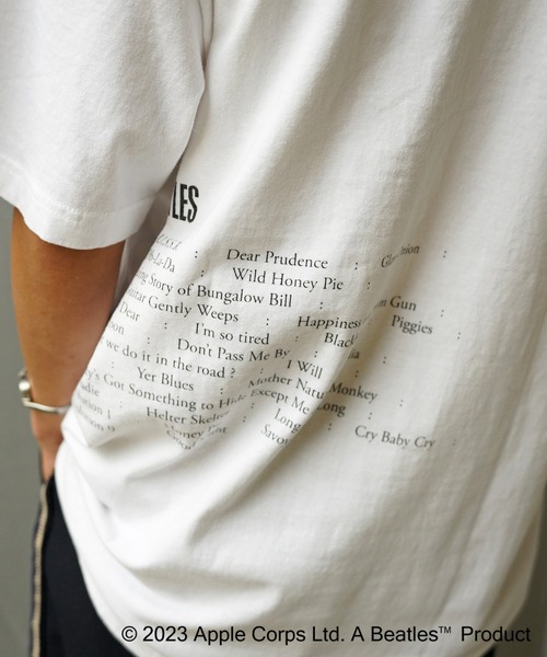 GOOD ROCK SPEED(グッドロックスピード)の「GOOD ROCK SPEED (グッドロックスピード) THE BEATLES ビートルズ Tシャツ/23BTL006W(ユニセックス)(Tシャツ/カットソー・レディース・ホワイト・M)」の6枚目の写真