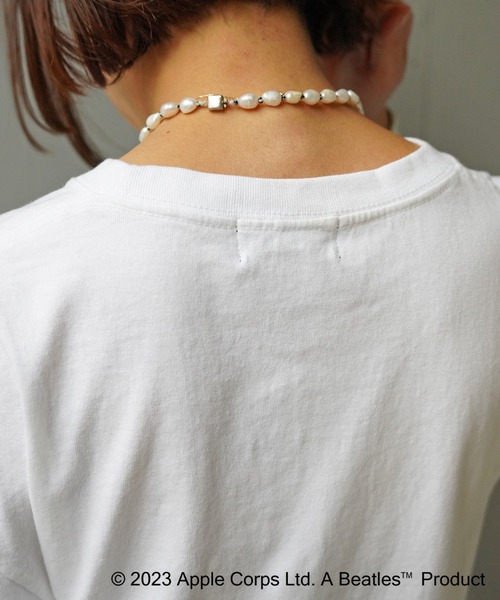 GOOD ROCK SPEED(グッドロックスピード)の「GOOD ROCK SPEED (グッドロックスピード) THE BEATLES ビートルズ Tシャツ/23BTL006W(ユニセックス)(Tシャツ/カットソー・レディース・ホワイト・M)」の7枚目の写真