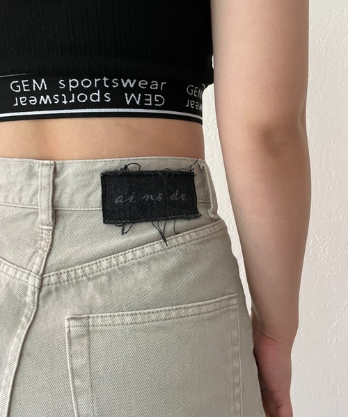 CIAOPANIC（チャオパニック）の「【ai no de/アイノデ】KURASHIKI ストレートデニムパンツ（デニムパンツ・レディース・グレー・SMALL/MEDIUM）」の22枚目の写真