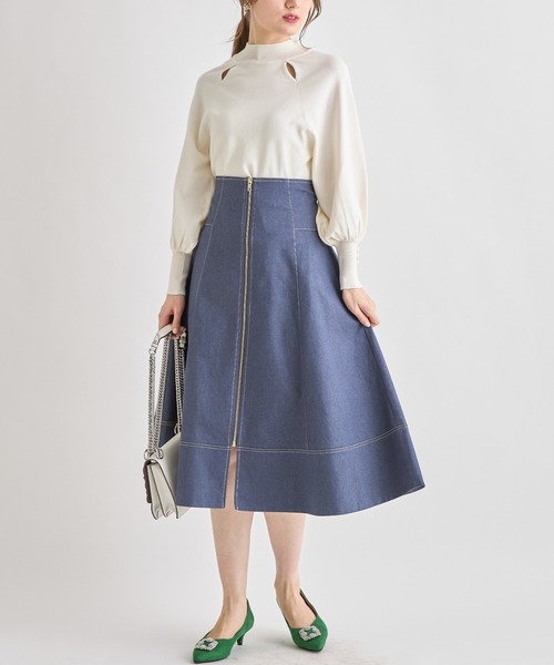 tocco closet（トッコ クローゼット）の「フロントファスナーデニム  