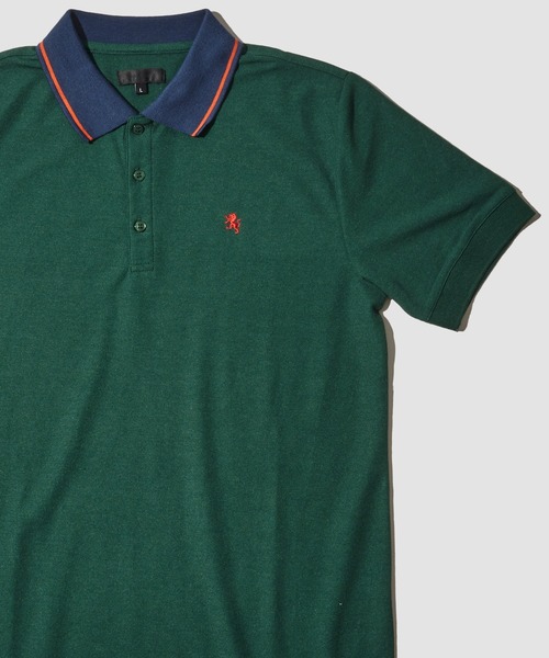 ADPOSION(アドポーション)の「吸汗速乾 T/C鹿の子ポロシャツ(ポロシャツ・メンズ・ホワイト系3/ホワイト系5/ブラック系2/ブラック系4/グリーン系1/ネイビー系2/ブルー/ホワイト系1/ホワイト系2/ネイビー系3/ブラウン/ホワイト系4/ブラック系1/ブラック系3/グリーン系2/ネイビー系1・MEDIUM/LARGE/X-LARGE)」の11枚目の写真