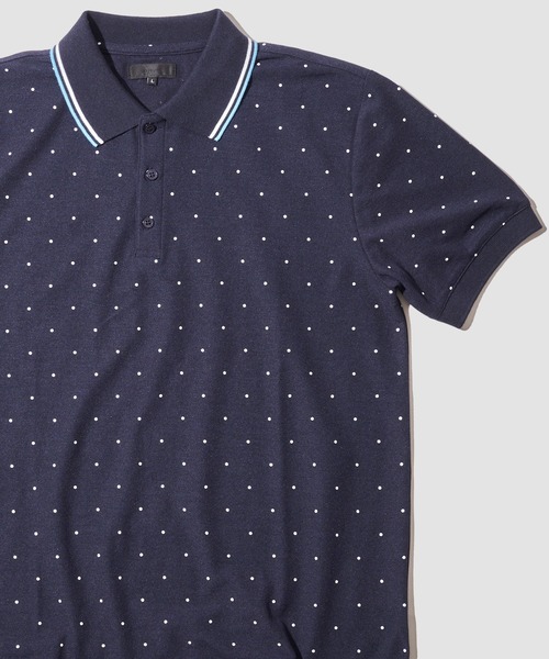 ADPOSION(アドポーション)の「吸汗速乾 T/C鹿の子ポロシャツ(ポロシャツ・メンズ・ホワイト系3/ホワイト系5/ブラック系2/ブラック系4/グリーン系1/ネイビー系2/ブルー/ホワイト系1/ホワイト系2/ネイビー系3/ブラウン/ホワイト系4/ブラック系1/ブラック系3/グリーン系2/ネイビー系1・MEDIUM/LARGE/X-LARGE)」の16枚目の写真