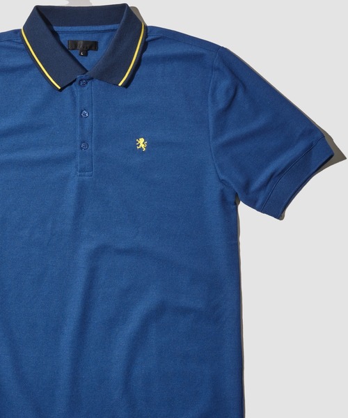 ADPOSION(アドポーション)の「吸汗速乾 T/C鹿の子ポロシャツ(ポロシャツ・メンズ・ホワイト系3/ホワイト系5/ブラック系2/ブラック系4/グリーン系1/ネイビー系2/ブルー/ホワイト系1/ホワイト系2/ネイビー系3/ブラウン/ホワイト系4/ブラック系1/ブラック系3/グリーン系2/ネイビー系1・MEDIUM/LARGE/X-LARGE)」の13枚目の写真