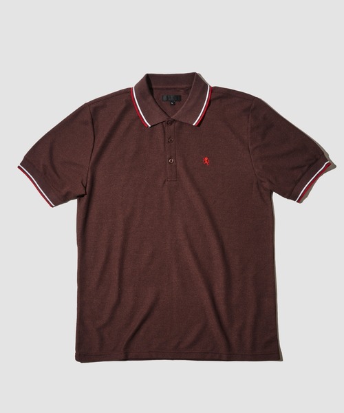 ADPOSION(アドポーション)の「吸汗速乾 T/C鹿の子ポロシャツ(ポロシャツ・メンズ・ホワイト系3/ホワイト系5/ブラック系2/ブラック系4/グリーン系1/ネイビー系2/ブルー/ホワイト系1/ホワイト系2/ネイビー系3/ブラウン/ホワイト系4/ブラック系1/ブラック系3/グリーン系2/ネイビー系1・MEDIUM/LARGE/X-LARGE)」の22枚目の写真