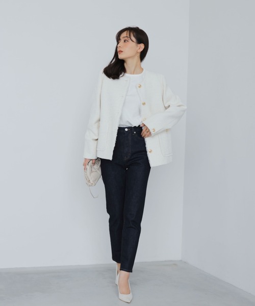 スリムフィットTシャツ（Tシャツ/カットソー）｜anuans（アニュアンス