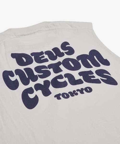 DEUS EX MACHINA（デウスエクスマキナ）の「BUBBLE UP MUSCLE（タンクトップ・メンズ・オフホワイト/ブラック・LARGE/SMALL/MEDIUM）」の13枚目の写真