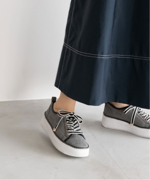 スニーカー 靴　ランダ　RANDA 黒　リボン　レディース　sサイズ　厚底 スニーカー 靴 ランダ RANDA 黒 リボン レディース sサイズ 厚底