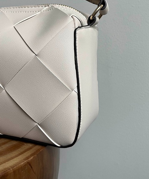 CAPRICIEUX LE'MAGE(カプリシューレマージュ)の「メッシュボストンバッグ(ハンドバッグ・レディース・ブラック/ホワイト/ブラウン・FREE)」の17枚目の写真