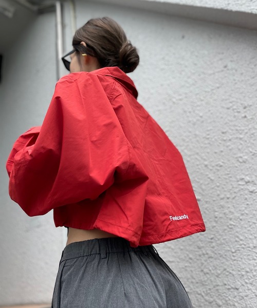 セール】DRAWSTRING CROPED BZ（ナイロンジャケット）｜Mela（メラ）の