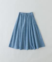 conges payes ADIEU TRISTESSE | ストライプギャザースカート(スカート)