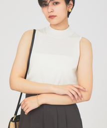 Rouge vif | アメリカンスリーブニット(ニット/セーター)