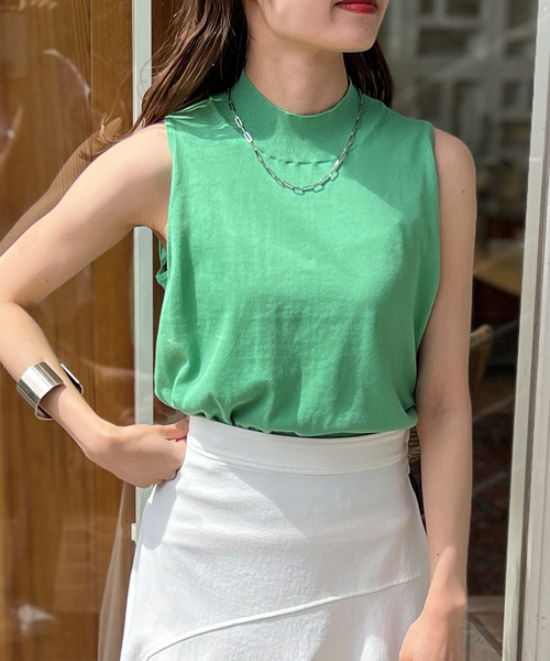 【セール】アメリカンスリーブニット（ニット/セーター）｜Rouge vif（ルージュヴィフ）