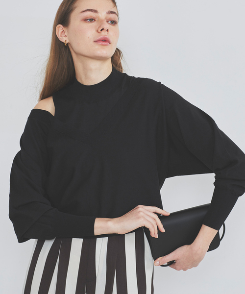 【セール】アメリカンスリーブニット（ニット/セーター）｜Rouge vif（ルージュヴィフ）