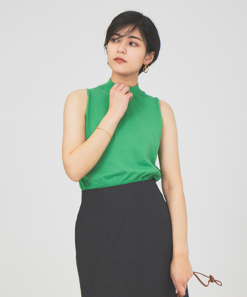 【セール】アメリカンスリーブニット（ニット/セーター）｜Rouge vif（ルージュヴィフ）