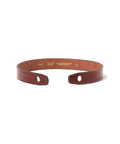 BEAMS BOY(ビームスボーイ)の「TORY LEATHER / Scarf Belt(ベルト・レディース・ブラック/カーキ・28inch)」の2枚目の写真