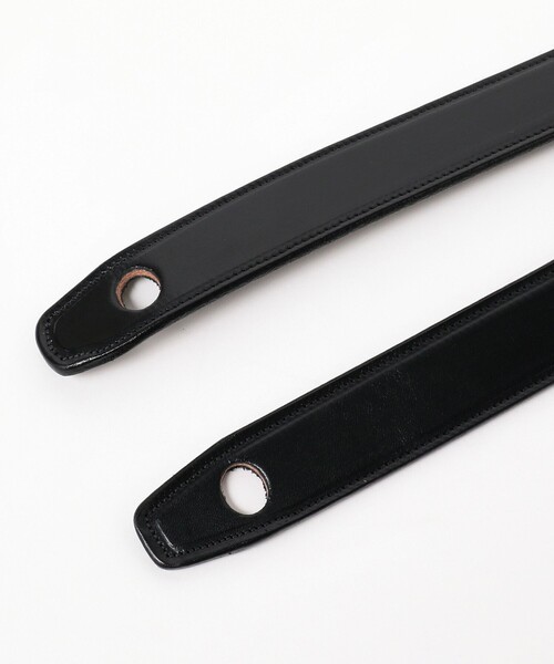 BEAMS BOY(ビームスボーイ)の「TORY LEATHER / Scarf Belt(ベルト・レディース・ブラック/カーキ・28inch)」の4枚目の写真