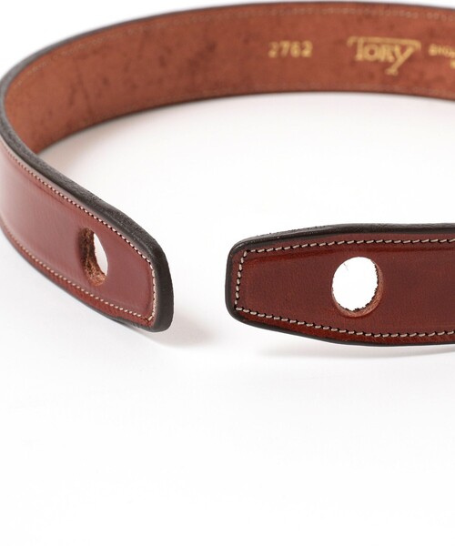 BEAMS BOY(ビームスボーイ)の「TORY LEATHER / Scarf Belt(ベルト・レディース・ブラック/カーキ・28inch)」の6枚目の写真
