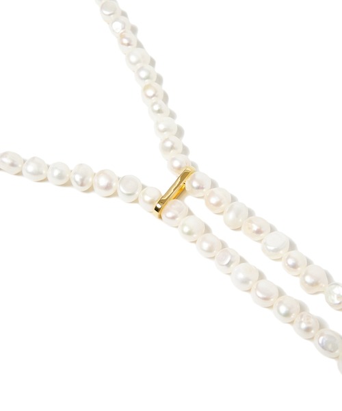 AMERICAN RAG CIE（アメリカンラグシー）の「EO long pearl necklace (100cm)（ネックレス・レディース・シルバー・FREE）」の3枚目の写真