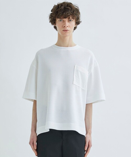 th products(ティーエイチプロダクト)の「【th products/ティーエイチプロダクツ】Oversized Big Tee(Tシャツ/カットソー・メンズ・ホワイト/ブラック・1/2)」の14枚目の写真