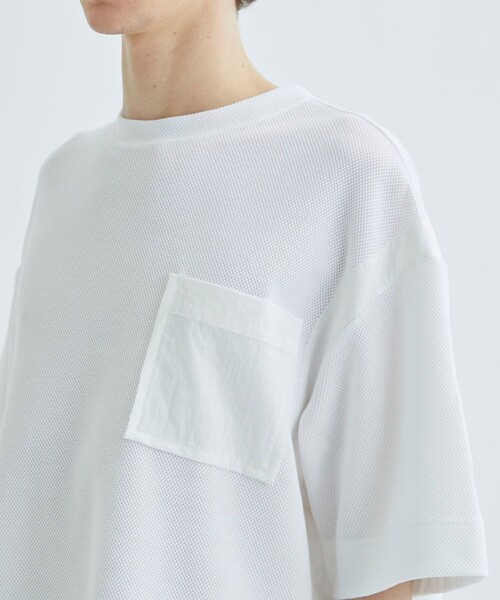 th products(ティーエイチプロダクト)の「【th products/ティーエイチプロダクツ】Oversized Big Tee(Tシャツ/カットソー・メンズ・ホワイト/ブラック・1/2)」の8枚目の写真