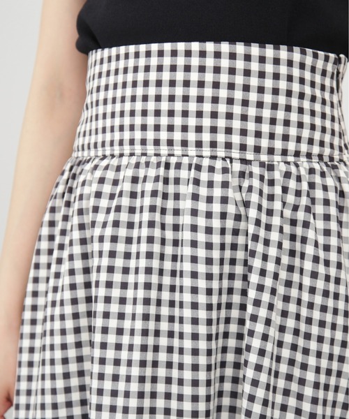 N.（N. Natural Beauty Basic）（エヌエヌナチュラルビューティーベーシック）の「【S Size Line】ギンガムギャザースカート（スカート・レディース・ブラック系その他・SMALL/MEDIUM）」の20枚目の写真