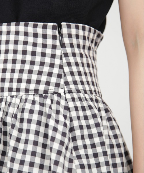 N.（N. Natural Beauty Basic）（エヌエヌナチュラルビューティーベーシック）の「【S Size Line】ギンガムギャザースカート（スカート・レディース・ブラック系その他・SMALL/MEDIUM）」の21枚目の写真