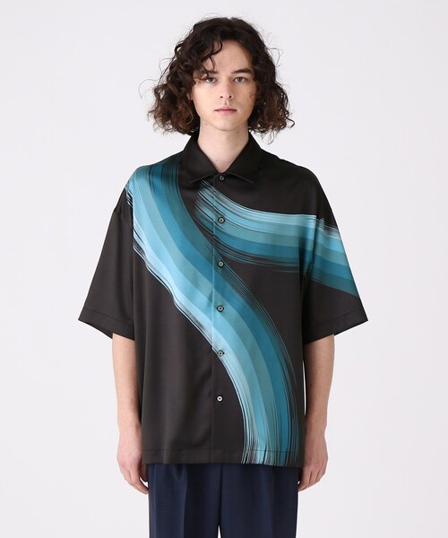 tk.TAKEO KIKUCHI（ティーケータケオキクチ）の「◆グラデカーブシャツ（シャツ/ブラウス・メンズ・ブラック系3/ネイビー系3/ライトグレー系3・01/02/03）」の5枚目の写真