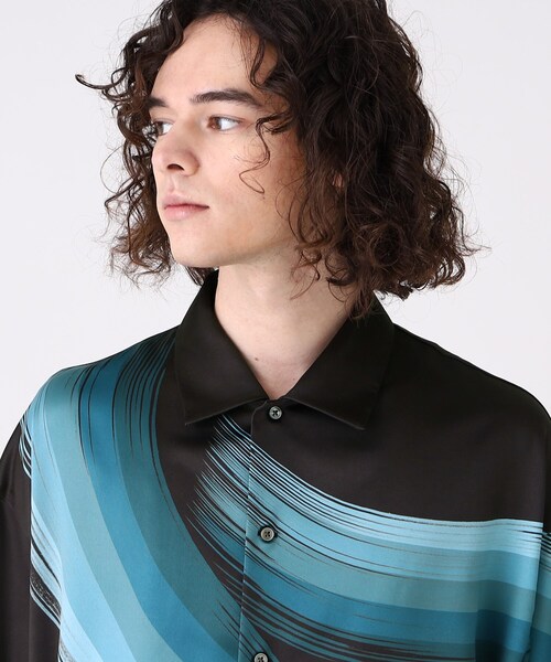 tk.TAKEO KIKUCHI（ティーケータケオキクチ）の「◆グラデカーブシャツ（シャツ/ブラウス・メンズ・ブラック系3/ネイビー系3/ライトグレー系3・01/02/03）」の8枚目の写真