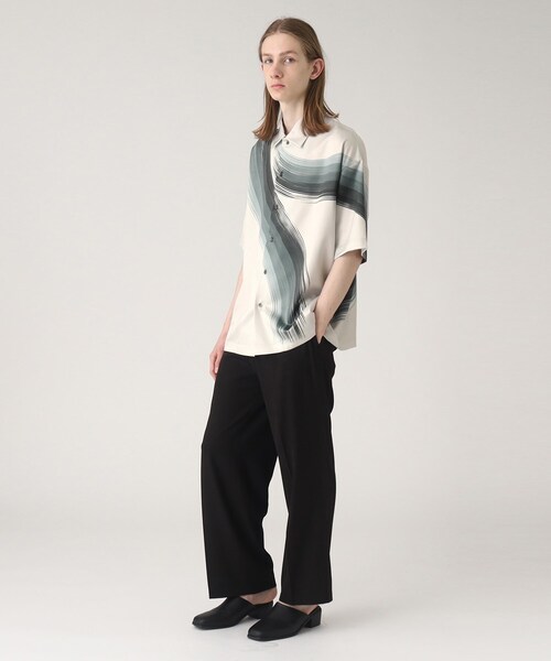 tk.TAKEO KIKUCHI（ティーケータケオキクチ）の「◆グラデカーブシャツ（シャツ/ブラウス・メンズ・ブラック系3/ネイビー系3/ライトグレー系3・01/02/03）」の13枚目の写真