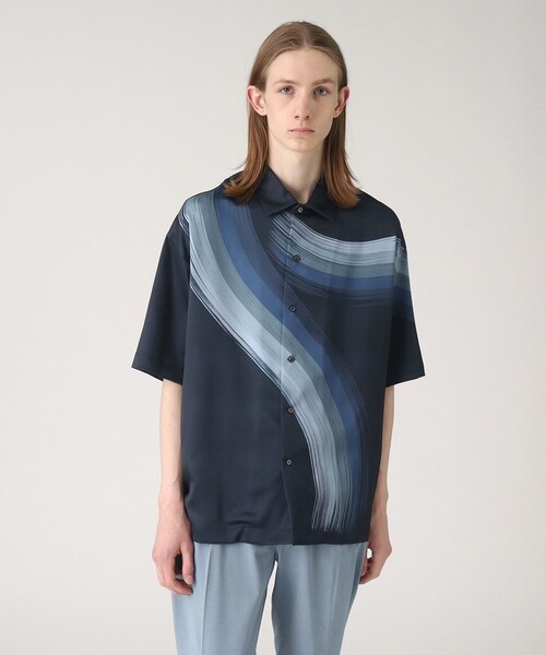 tk.TAKEO KIKUCHI（ティーケータケオキクチ）の「◆グラデカーブシャツ（シャツ/ブラウス・メンズ・ブラック系3/ネイビー系3/ライトグレー系3・01/02/03）」の16枚目の写真