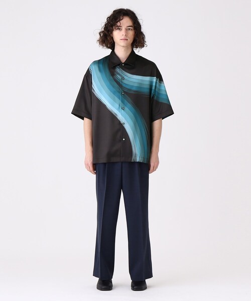 tk.TAKEO KIKUCHI（ティーケータケオキクチ）の「◆グラデカーブシャツ（シャツ/ブラウス・メンズ・ブラック系3/ネイビー系3/ライトグレー系3・01/02/03）」の21枚目の写真