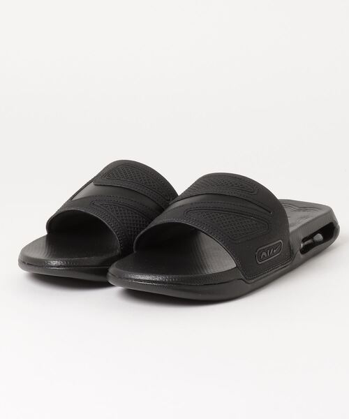 NIKE(ナイキ)の「ナイキ NIKE ナイキ エア マックス CIRRO スライド(サンダル・メンズ・ブラック×ブラック・27.0cm/28.0cm/26.0cm/24.0cm/25.0cm/29.0cm)」の1枚目の写真