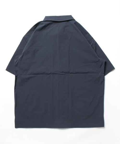 Grand PARK（グランドパーク）の「ソフトシェルオーバーシャツ（シャツ/ブラウス・メンズ・オレンジ/ライトグリーン/ベージュ/ネイビー・MEDIUM/LARGE）」の5枚目の写真