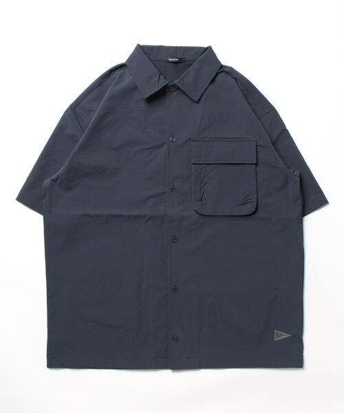 Grand PARK（グランドパーク）の「ソフトシェルオーバーシャツ（シャツ/ブラウス・メンズ・オレンジ/ライトグリーン/ベージュ/ネイビー・MEDIUM/LARGE）」の7枚目の写真