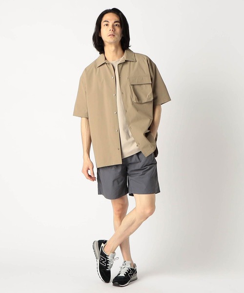 Grand PARK（グランドパーク）の「ソフトシェルオーバーシャツ（シャツ/ブラウス・メンズ・オレンジ/ライトグリーン/ベージュ/ネイビー・MEDIUM/LARGE）」の9枚目の写真