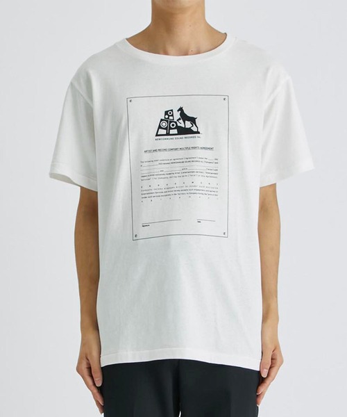 FAF(フェイク アス フラワーズ)の「【FAF/エフエーエフ】Contract Paper Tee(Tシャツ/カットソー・メンズ・ホワイト/グレー・MEDIUM/LARGE)」の5枚目の写真