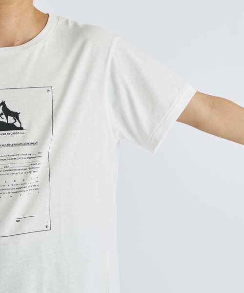 FAF(フェイク アス フラワーズ)の「【FAF/エフエーエフ】Contract Paper Tee(Tシャツ/カットソー・メンズ・ホワイト/グレー・MEDIUM/LARGE)」の13枚目の写真