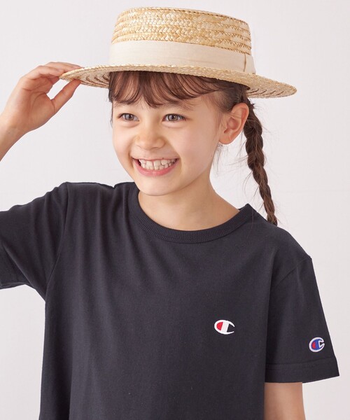 SHIPS any(シップス エニィ)の「SHIPS any: ストロー ボーターハット<KIDS>◇(ハット・キッズ・ベージュ/レッド/オフホワイト/ネイビー・MEDIUM/SMALL/ONE SIZE)」の9枚目の写真